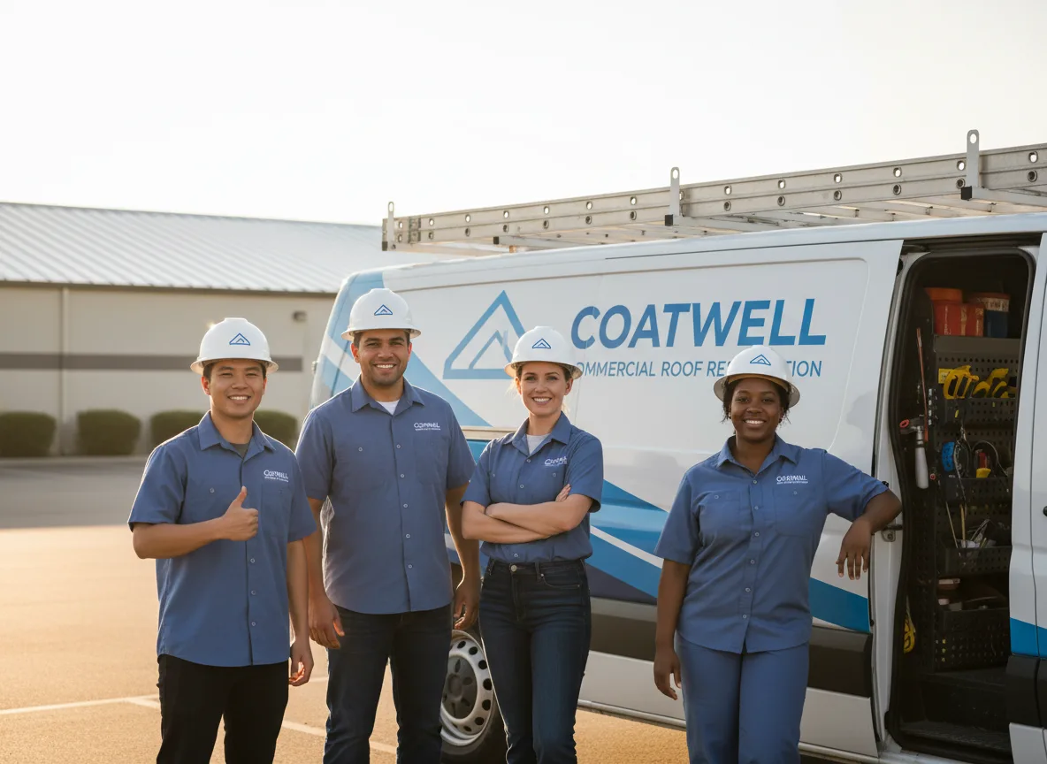 Commercial roof coating company in Linden, NC