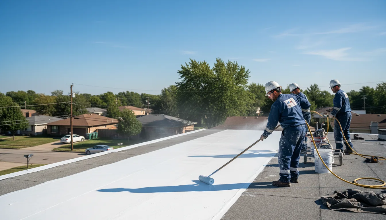 Commercial roof coating in Linden, NC near me